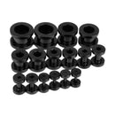 16Pcs  Stainless Steel Tunnels Gauges Plugs Earrings Ear Flesh Expander for
