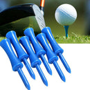 100pcs Plastic Step Down Golf Tees Graduated Castle Height Control Blue 68mm-AU