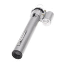 100X Jewelry Gem Handheld Pocket LED Lights miniscope Loupe Magnifier Pen Z