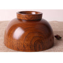 2x Japanese Style Wooden Kids Soup Bowl Snack Container Food Serving Bowl