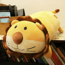 Stuffed Animal Plush Toys Throw Pillow Plush Lion Cushion for Sofa Bed S