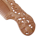 1X Wooden Comb Fine Tooth Handmade Hair Comb Anti Static Comb Hair Styling To TE