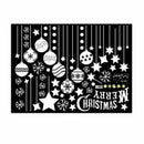 Wall Stickers merry christmas background wall decoration Removable (C, 45 c Z7K3