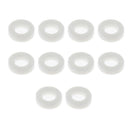 Pack of 10 Plastic Snare Drum Tom Drum Screw Gaskets DIY for Drum-player