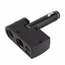 Quelima Qc3.0 Dual Usb Car Charger Supply Double Sockets Car Cigarette Ligh