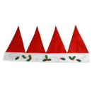 Santa Claus Hats Window Valance Christmas Decorations Xmas Curtain Decor Ho R9E4