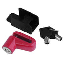 Motorcycle Bicycle Bike Safe Anti-theft Disk Disc Brake Rotor Lock Two Keys