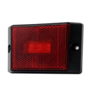 Car External Light LED Red Lens 12V Bus Truck Lorry Side Marker Light Lamp