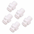 New 5Pcs Push Fit Tube 1/4inch Thread Tap Male Quick Connect RO Water Osmos Q4H9