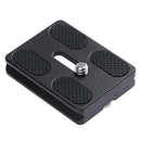 Quick Release Plate For Benro Tripod Ball Head Arca Swiss Compatible PU-50 Black