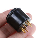 2x Goldplated 9pin bakelite tube socket testing saver for12AX7 ECC83 56706DJ FT