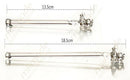 Angle Glass Rod Bar Coffee Cocktail Drinks Stir Mixer Swizzle Sticks 18.5cm