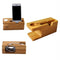 Bamboo Charging Dock Station Charger Holder Mobile Phone Bamboo Stand