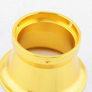 4Pcs 2" Air Intake Trumpet Turbo Horn Velocity Stack for Carburetor Golden