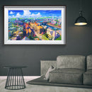 1000pcs Sakura City Jigsaw DIY Puzzle Educational Assembling Picture Toys