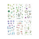 6Sheets Natural Diary Stationery DIY Scrapbooking Adhesive Stickers S2 T8Y4 J4Z1