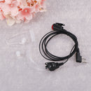 Black headset  earpiece interphone security radio walkie tal  JC!E