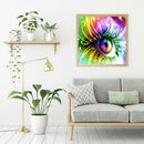 5D DIY Full Drill Diamond Painting Colorful Eye Cross Stitch Embroidery Kit
