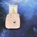 Camera Castle Women Brooch Cartoon Enamel Pin Badges Girls Gift (Pink) A