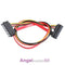 22 Pin Male to Female 7+15 pin SATA Data Power Combo Extension Cable 45CM
