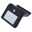 Waterproof 8 LED Solar Power PIR Motion Sensor Wall Light Outdoor Garden Lamp