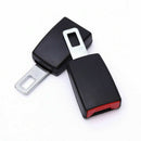 2Pcs Car Safety Seat Belt Buckle Extension Extender Clip Stopper Black Uni WBZ