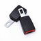 2Pcs Car Safety Seat Belt Buckle Extension Extender Clip Stopper Black Uni WBZ
