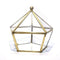 Glass Ring Box Wedding Jewelry Case Immortal Flower Glass Cover Creative Ho Y3H4