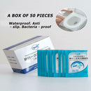 50pcs Disposable Toilet Seat Cover Safety Travel Bathroom Toilet Paper Pad