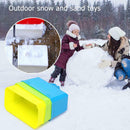 Outdoor Winter Kids Snow Sand Mold Plastic Castle Brick Maker Random Color