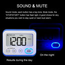 2 Pack Digital Kitchen Timer Magnetic Loud Alarm Clock, Large LCD Screen Si