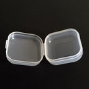 10X Clear Plastic Transparent With Lid Storage Box Collection Container Case JR