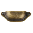 10xAntique Bronze Cupboard Door Cabinet Drawer Furniture Shell Pull Handles Knob