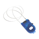 Retractable 3 Digit Combination Cable Lock for Bike Bicycle Luggage Suitcase Bag