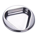 Stainless Seasoning Dish Sugar Spice Dipping Bowl Appetizers Plate Triangle