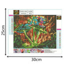 Diamond Painting Full Round Home Alice Wonderland Mushroom Adventures Cyndi