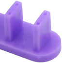 3Pcs False Nail Art Tip Display Practice Base Frame Stand Polish Diy(Purple