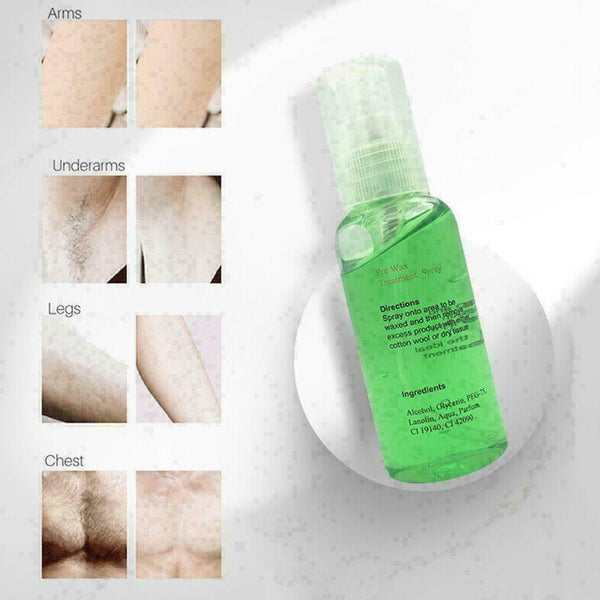 100% Natural Effective Permanent Hair Removal Spray Smooth Wax Treatment Bo P1E5