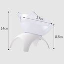 2x Cat Kitty Elevated Bowls Raised Container For Cats And