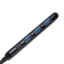 Portable 5 In 1 Type-C Usb 3.0 Aluminum Alloy Hub Adapter With Pd Fast Char