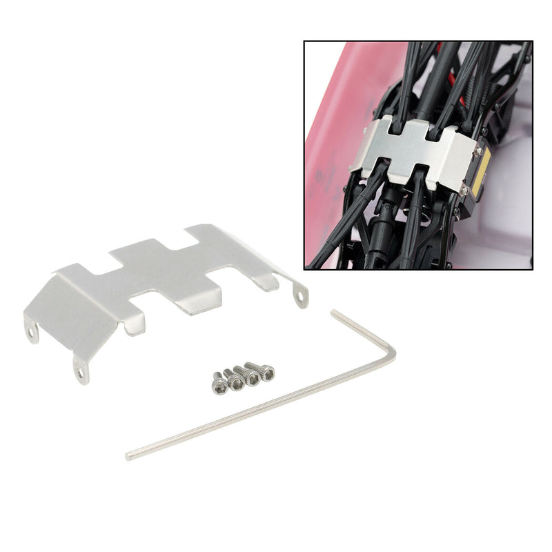 Alloy Center Skid Plate Protection Plate Chassis Guard for SCX24 AXI00002