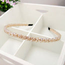 Women Girl Metal Crystal Hairband Headband Beautiful Jewelry HeadwearHair Ban Gw