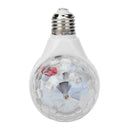E27 3W Double-headed RGB LED Bulb Rotating Crystal Magic Ball Stage Light