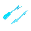 2Pcs Plastic Garden Succulents Transplant Planting Digging Tool Light Blue