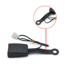 Car Front Seat Belt Lock Buckle Socket Plug Connector w/ Warning Cable Accessory