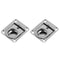 2Pcs Deck Hatch Flush Ring Pull Latch Handle Stainless Steel 2-1/4'' x 2-5/8''