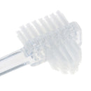 Double Side Denture Brush Ultra Soft Bristle Head False Teeth Toothbrush Oral Nw