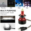 H7 1800W 270000LM 4-Sides LED Headlight Kit Hi/Lo Power Bulb 6000k FT