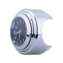 Motorcycle Bike Chrome Waterproof Black Dial Handlebar Clock Glow Watch 2019 CHW