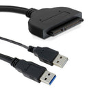 5Gb/sec USB 3.0 to 2.5 inch SATA Hard Drive External Cable Adapter Conve YDQ
